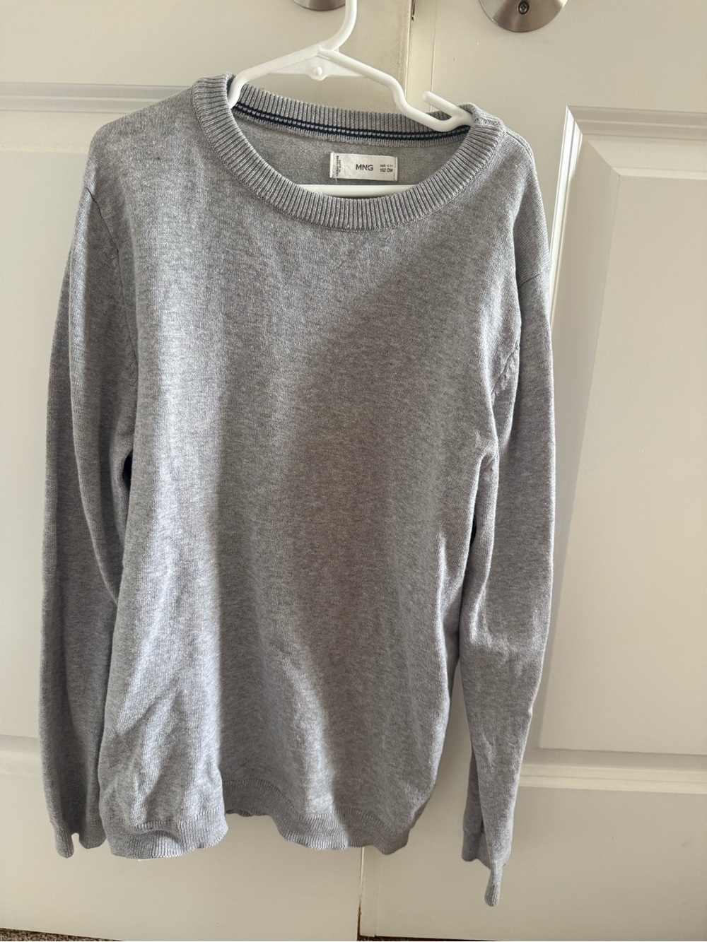 Mango boys Crewneck Sweater - Heather Gray